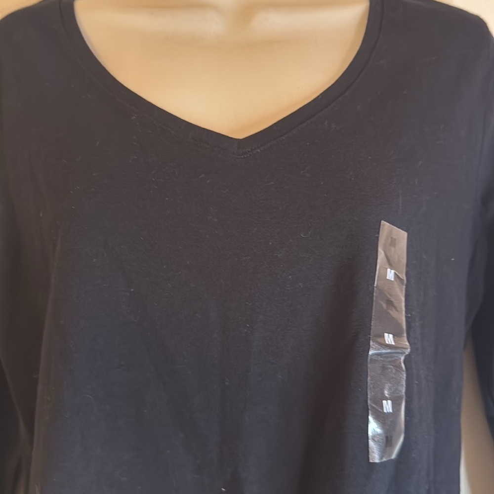 Sonoma Navy Blue The Everyday Long Sleeve Tee Sz M NWT 100% Cotton